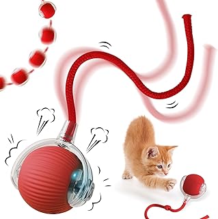 NHYDZSZ Interactive Cat Toy, Cat Ball, Cat Toy, Self-Employment, Electric Cat Toy with USB, Three Working Modes, 360° Rolling Smart Ball for Cats product image
