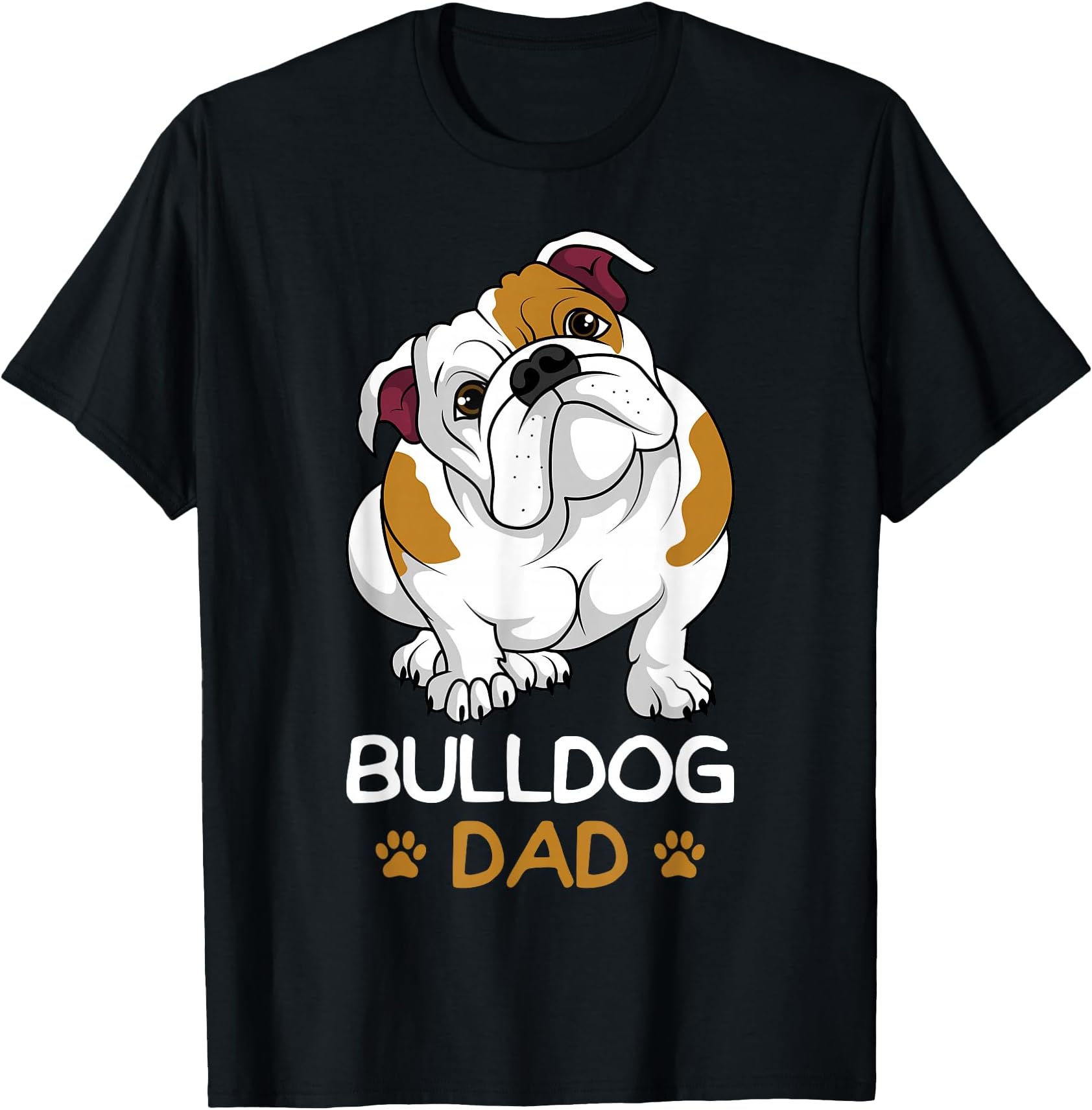 Bulldog Dad Funny English Bulldog Dog Owner for Men T-Shirt