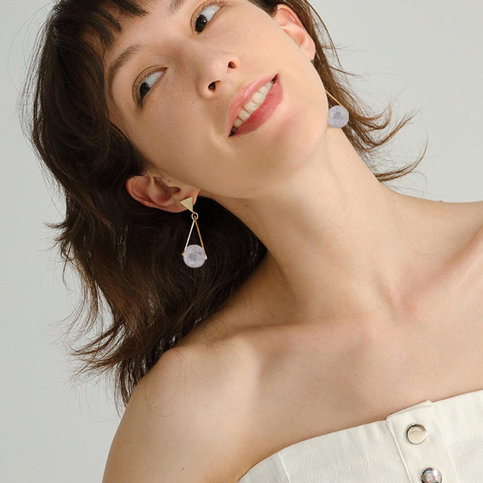 PH PandaHall 20mm Acrylic Beads - Large Sparkle Bubblegum Gumball Loose Beads for Ballpoint Pen Students Office School Jewelry Making - Chain Hole: 3mm, 25pcs - Image 7