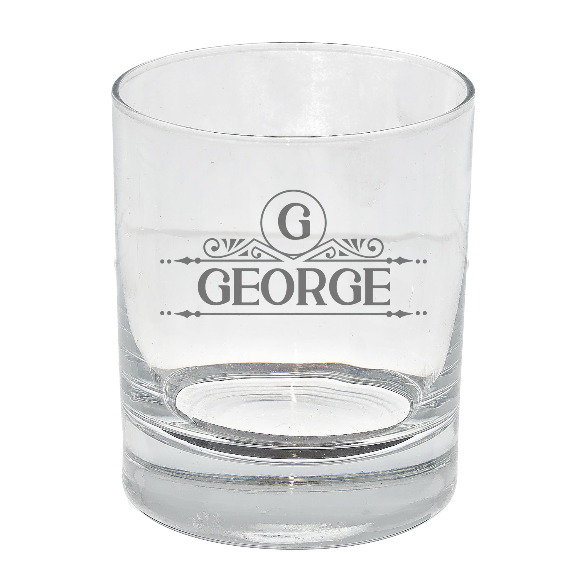 Always Looking Good Personalised Engraved Whiskey Tumbler Glass Whisky Lowball Tumbler Glasses Personalised Gifts for Men Birthday Christmas Anniversary Wedding Gift Personalise (Name & Initial, Lav)