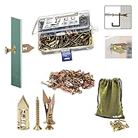 Vista 1 de Kit de anclajes y tornillos autoperforantes para paneles de yeso, 2026 nuevos anclajes de pared resistentes, sin necesidad de perforación o agujeros