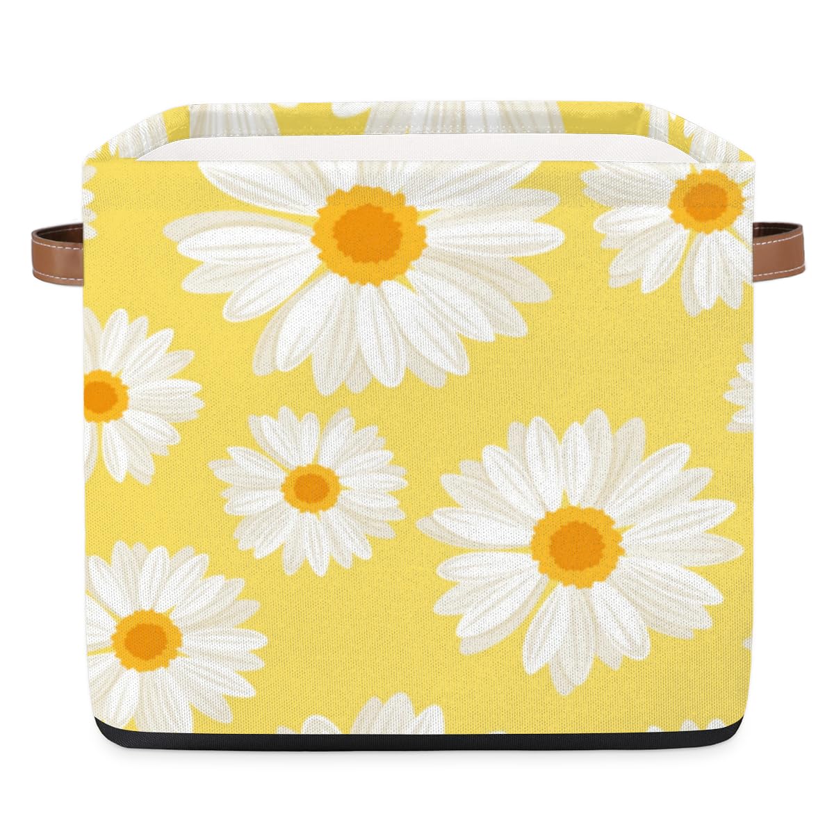 Amazon.com - 13x13x13 Storage Cube Bins Daisy Yellow Storage