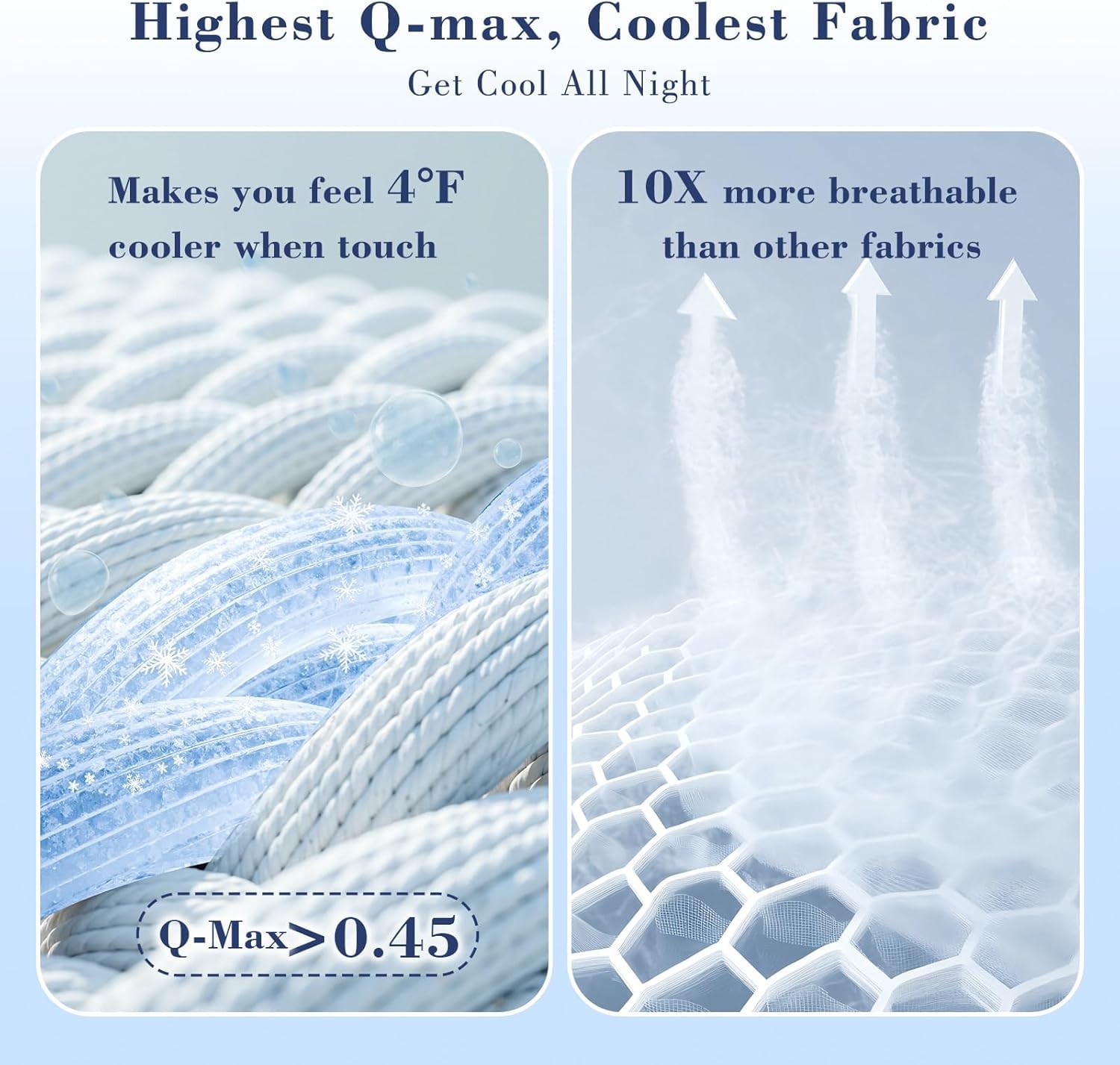 EMME Kühldecke Sommerdecke Kühlend - 155 x 220 cm Doppelseitig Kühlende Decke Arc-Chill Q-Max>0,45 Kühlende Bettdecke Dünne Steppdecke Cooling Blanket Kuscheldecke, Grüner