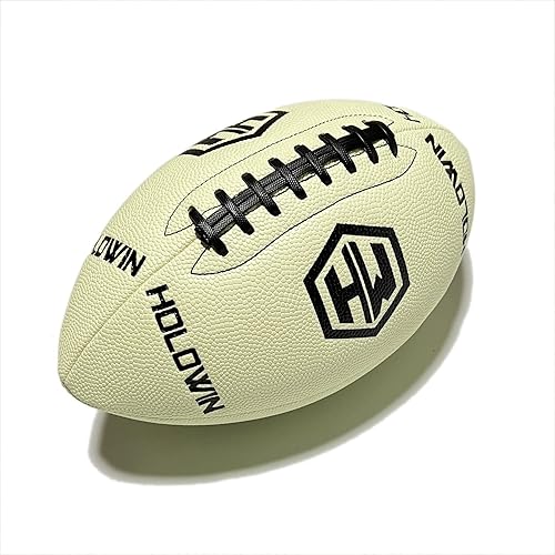 Miniatura 5 de Fútbol holográfico luminoso reflectante para juegos nocturnos y entrenamiento, brilla en la oscuridad, gran regalo de juguete de fútbol americano