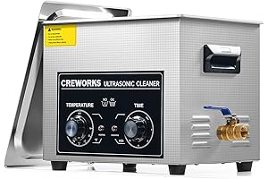 CREWORKS Ultrasonic Cleaner for a Sparkling Clean