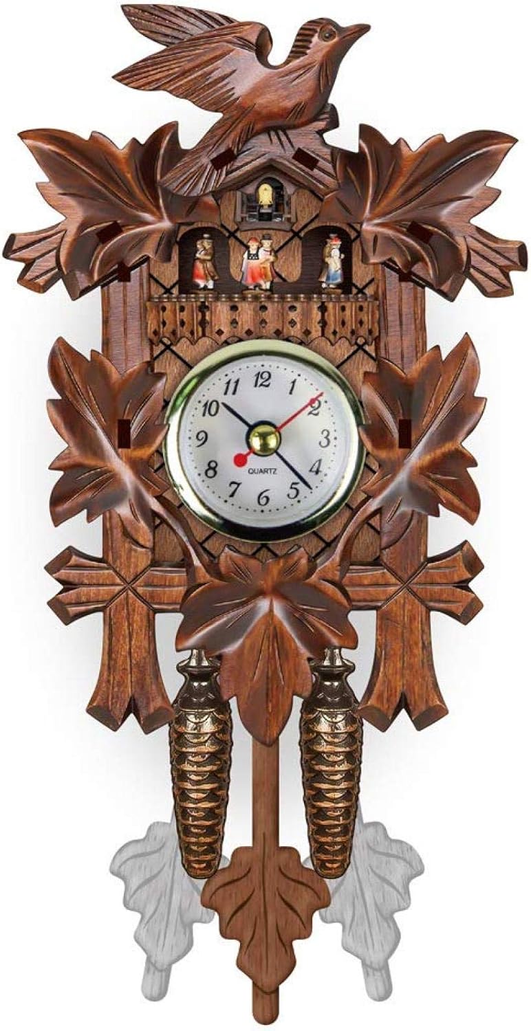 Cuckoo-Clock, Clocks from The Black-Forest, Suitable for Study, Public Place, Office Wall Art Home Living Room Kitchen Office Decoration