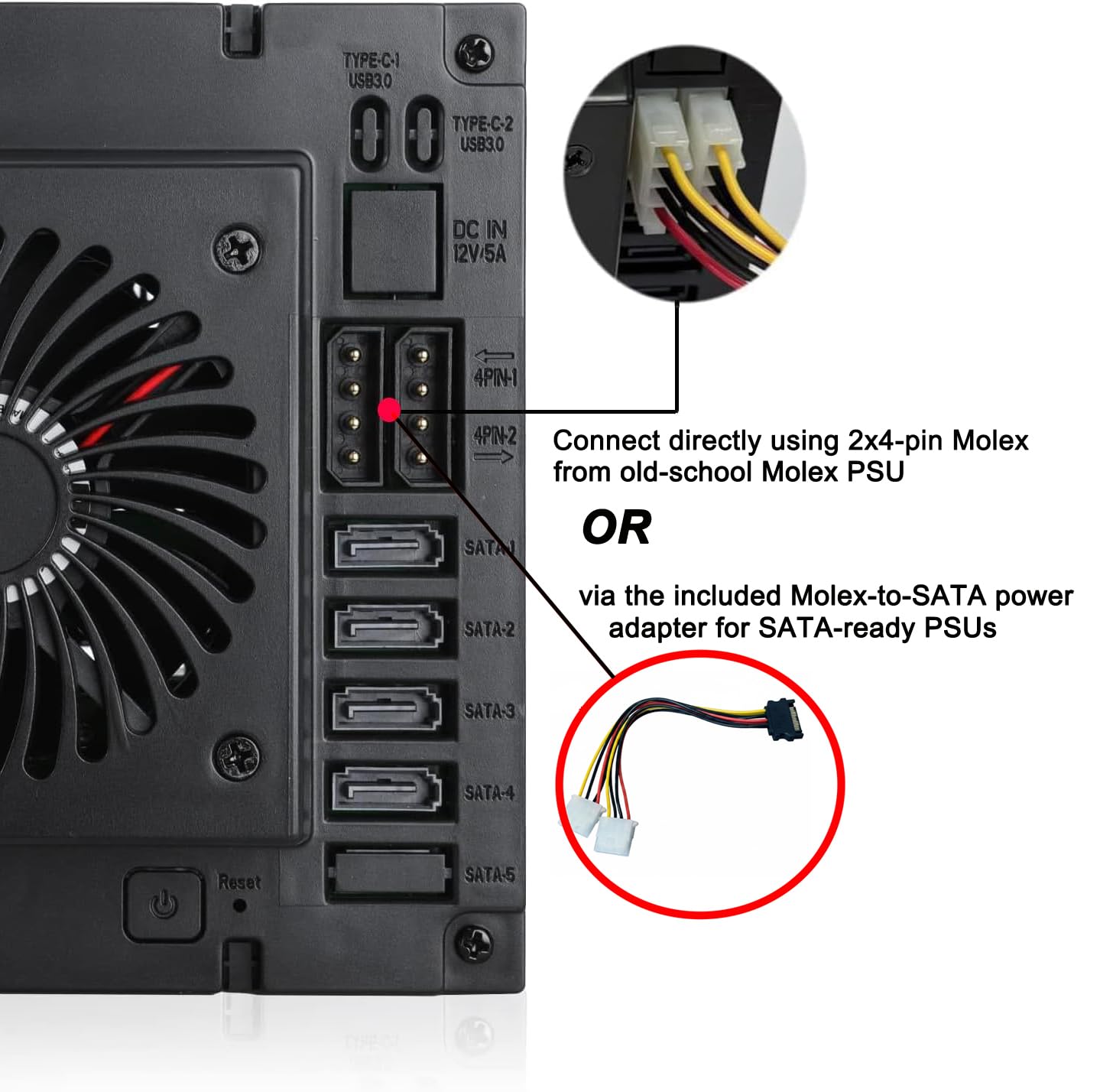 Amazon.co.jp: RackChoice 内蔵ハードドライブエンクロージャ 5x2.5