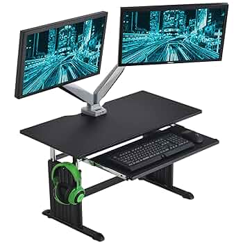 CYBER-GROUND ゲーミングデスク ローデスク 幅90cm 昇降式 71swzEvRlhL._UF350,350_QL50_.jpg