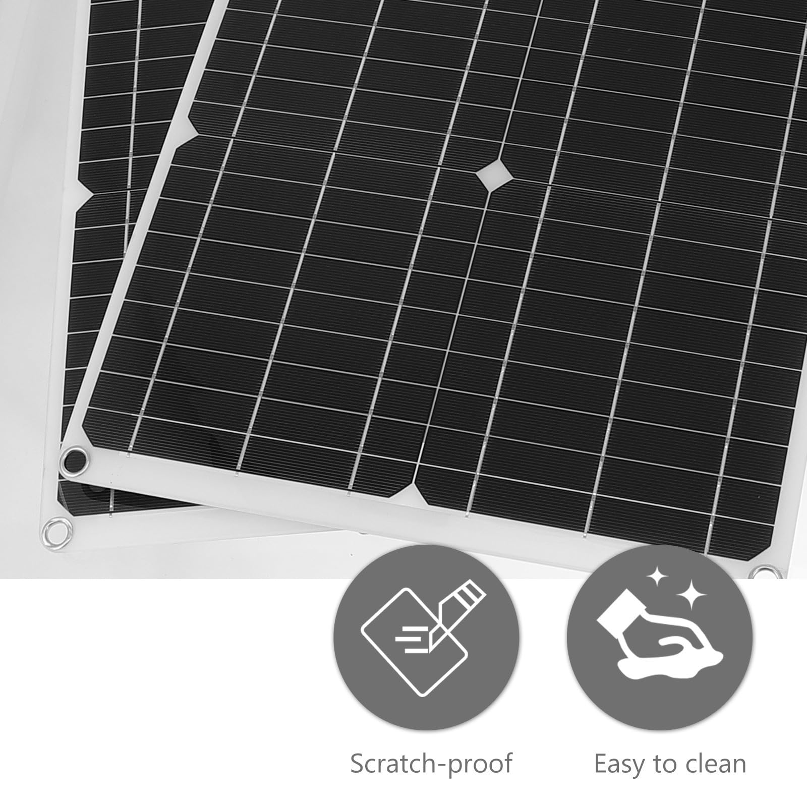 Kit Pannello Solare 300w Monocristallino 18v per Alimentazione Esterna e Ricarica Dispositivi, per Viaggi e Campeggio