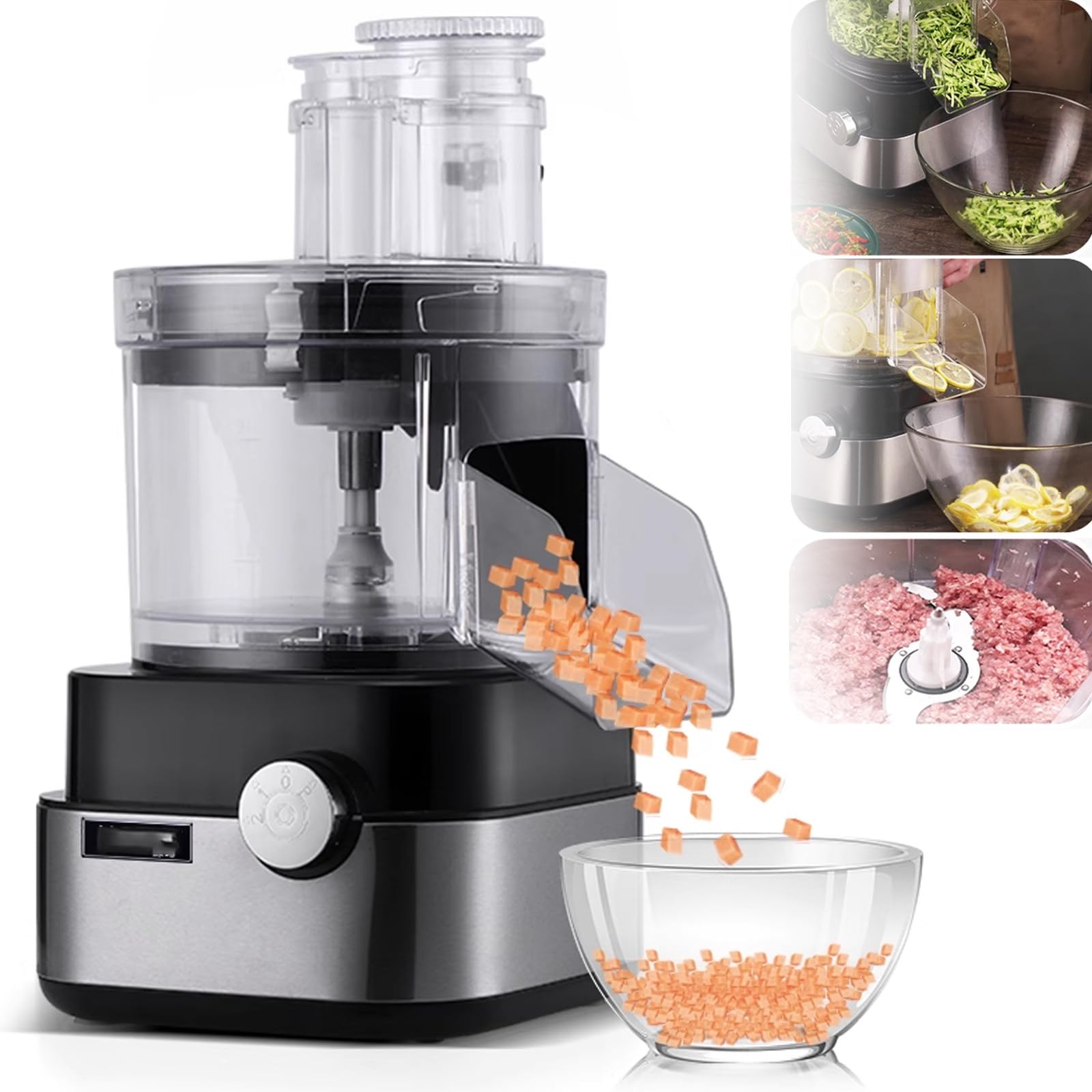 Robot culinaire multifonctions 4 en1 avec filtre,blender portable