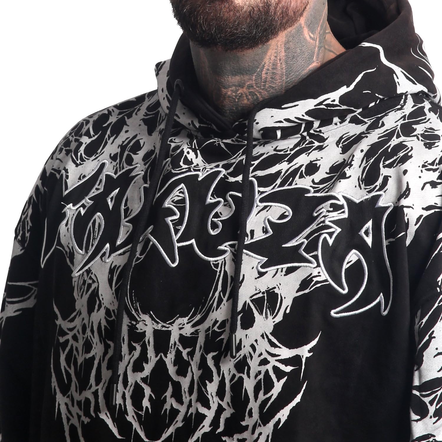 Yakuza Reignz Acid Oversized bluza z kapturem