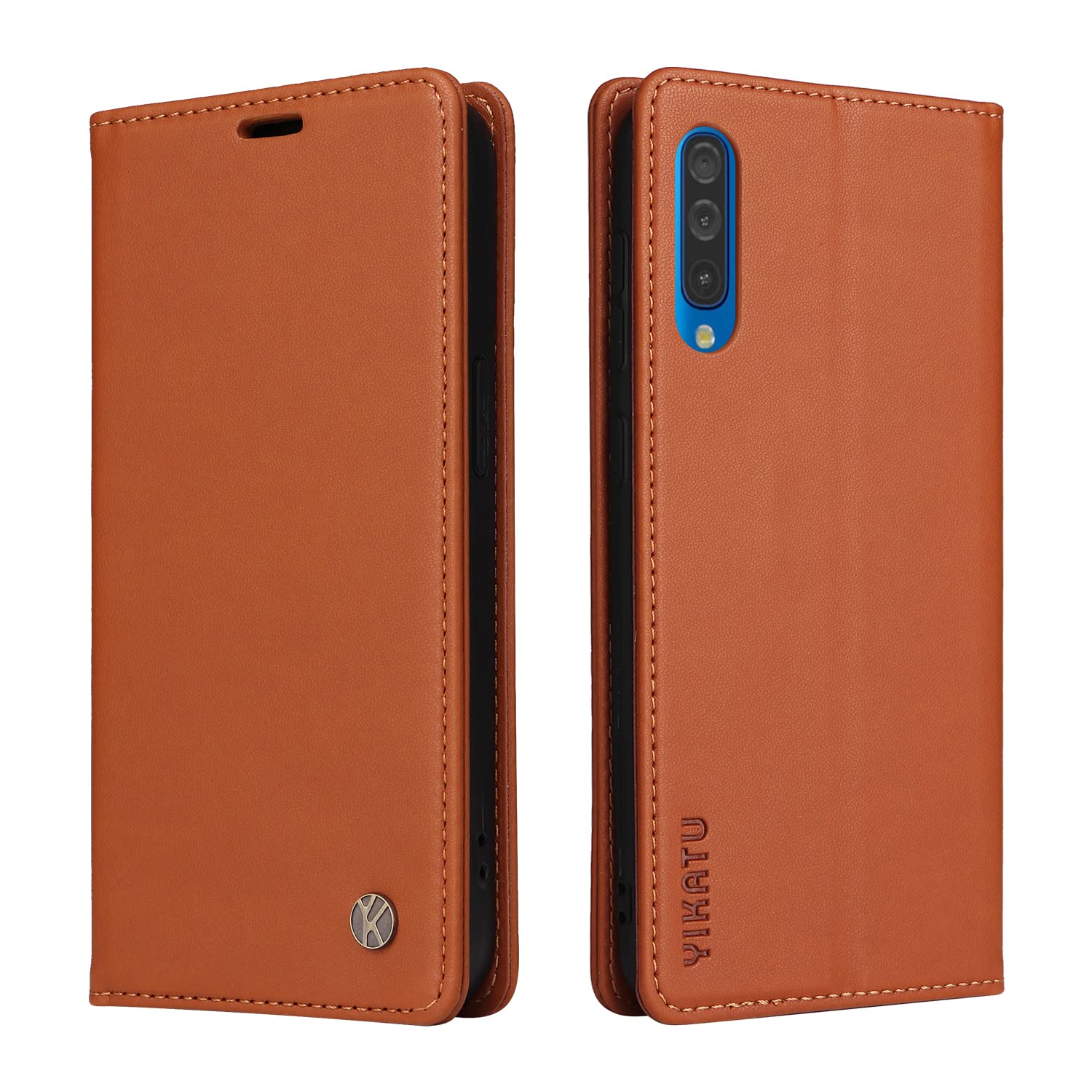 YBFJCE Case for Samsung Galaxy A50 PU Leather Wallet Cover,Flip Folio Case with Card Holders,Magnetic Phone Case Compatible with Samsung Galaxy A50,