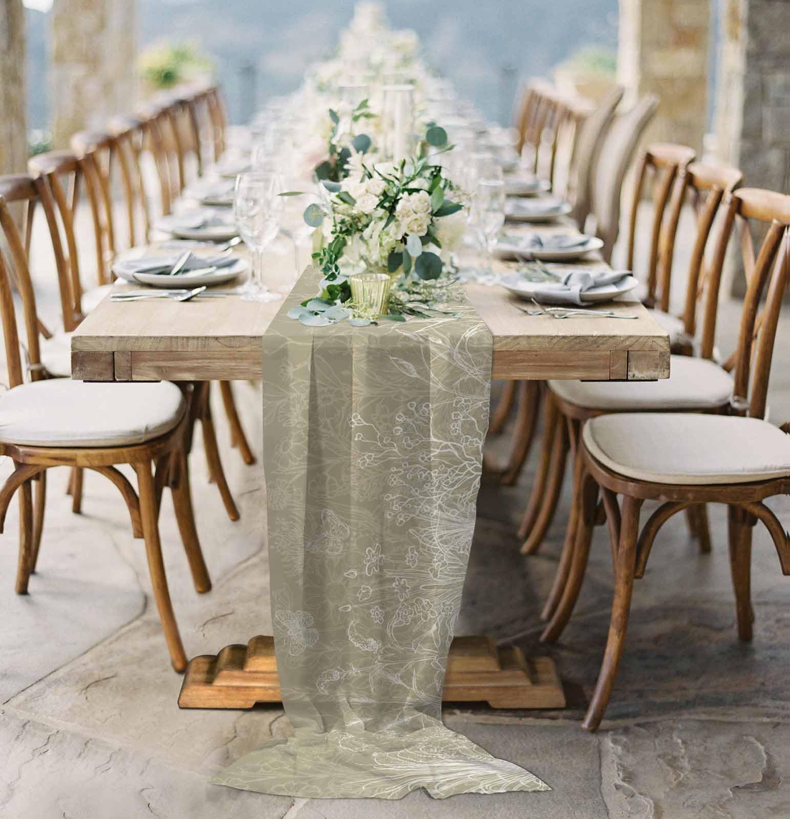 No Tejido Impermeable Rollo De Cinta Para Mesas No Tejida - 23cm X 20m,  Decoración Bodas Y Comuniones, Polipropileno Impermeable Camino De Flores  Mesa Boda, image size:1543x1600