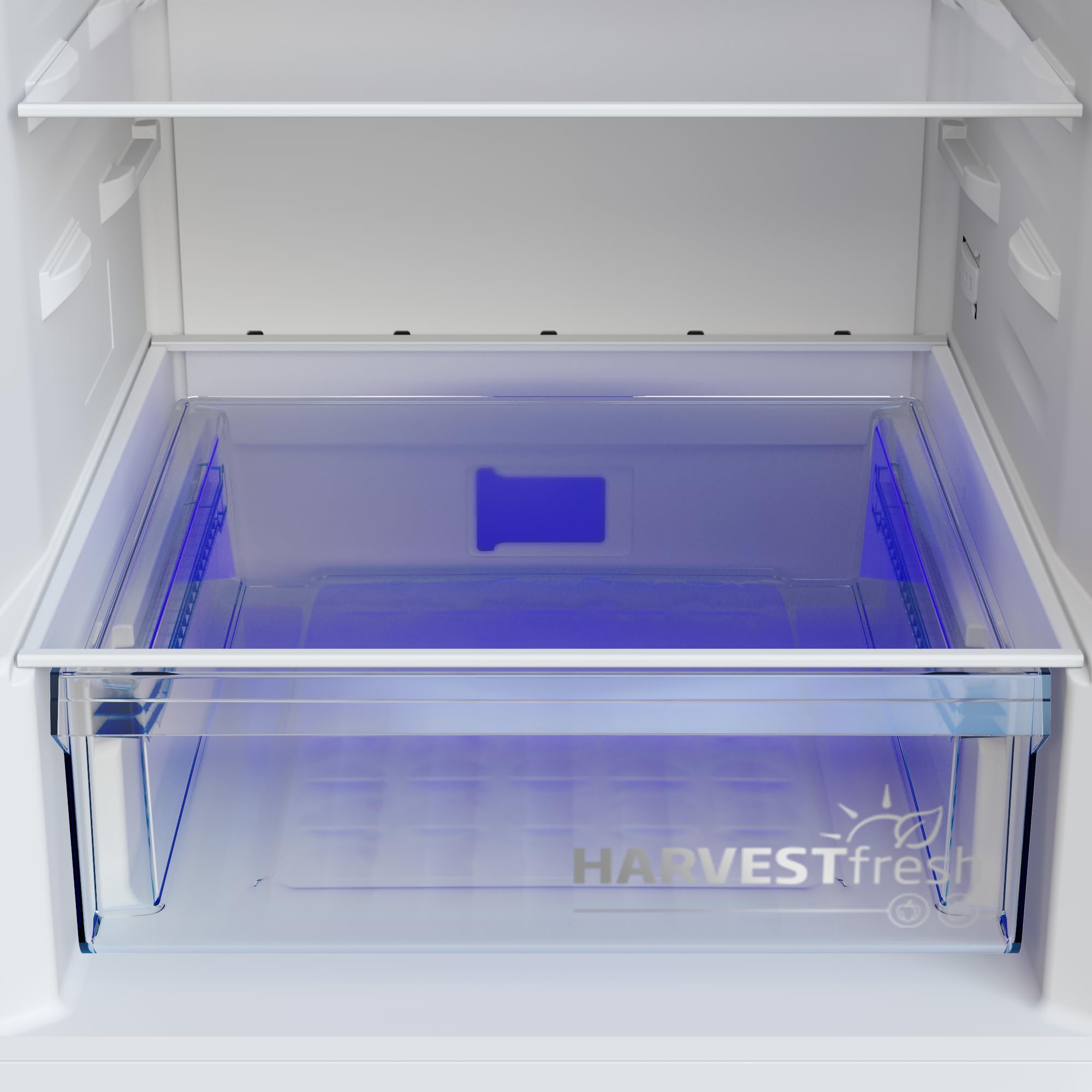 Beko B5RCNA346HXB bPro 500 freistehende Kühl/-Gefrierkombination, 301 l Nettovolumen, 209 l Kühlen, 92 l Gefrieren, NoFrost, AeroFlow, HarvestFresh, 3 Gefrierschubladen, Edelstahl-Look