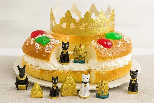 Figuras Egipcias para Roscón de Reyes - Juego de 20 Piezas Decorativas