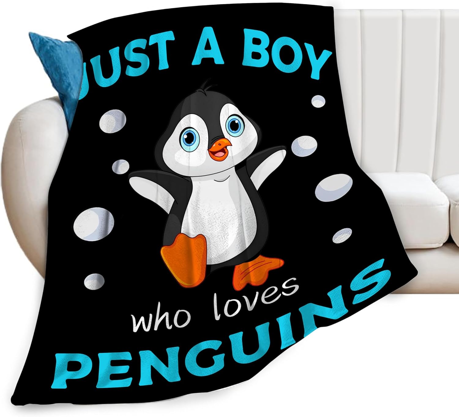 Penguin Blanket Soft Cozy Penguin Throw Blanket Super Fuzzy Fluffy Warm Just a Boy Who Loves Penguins Lightweight Fleece Flannel Gifts Blankets for Kids Adults 50″X40″ Penguin Blanket Soft Cozy Penguin Throw Blanket Super Fuzzy Fluffy Warm Just a Boy Who Loves Penguins Lightweight Fleece Flannel Gifts Blankets for Kids Adults 50″X40″