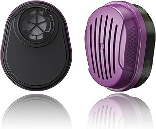 Dräger X-plore Combination Cartridge OV/AG/HF/FM/CD/AM/MA/HS/P100 | 2 Pieces | NIOSH-Approved | for Dräger X-plore 5500 Full-Face Respirator Mask | for Dräger X-plore 3300 & 3500 Half-Face Masks