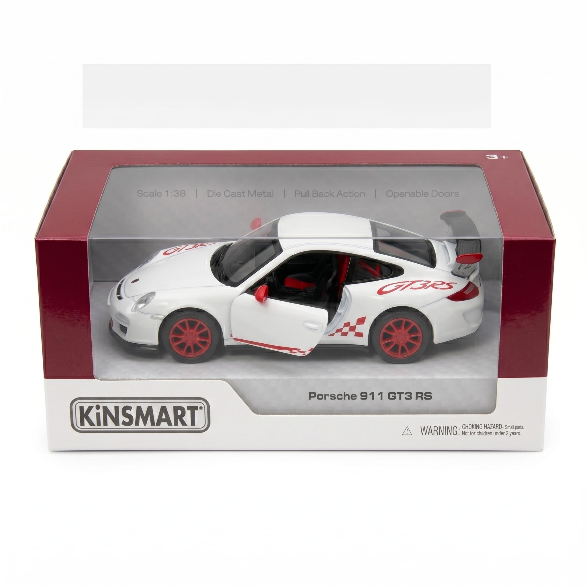Wizplex Kinsmart Porsche 911 GT3 RS 1:36 Scale Officially Licensed