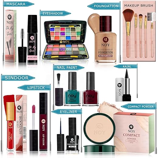 NOY Makeup Kit Combo 15 Pcs Natural Glow