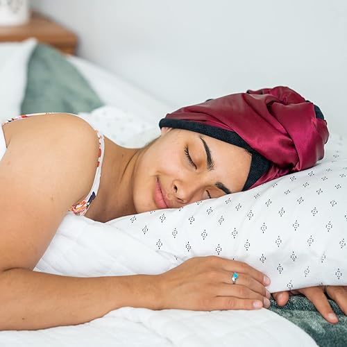 Miniatura 8 de Toalla de microfibra de satén para mujer, turbantes para cabello mojado con bolsa de almacenamiento a juego y coletero, toalla de secado rápido para