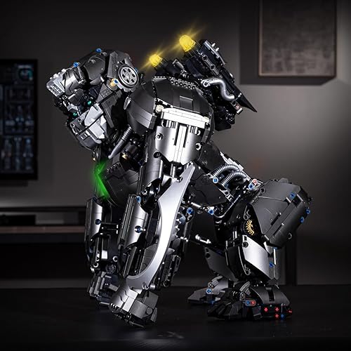 Miniatura 5 de UNCLE BRICK King Kong Mecha - Juego de construcción de robot transformador para adultos, compatible con transformación de Lego, Godzilla x Kong