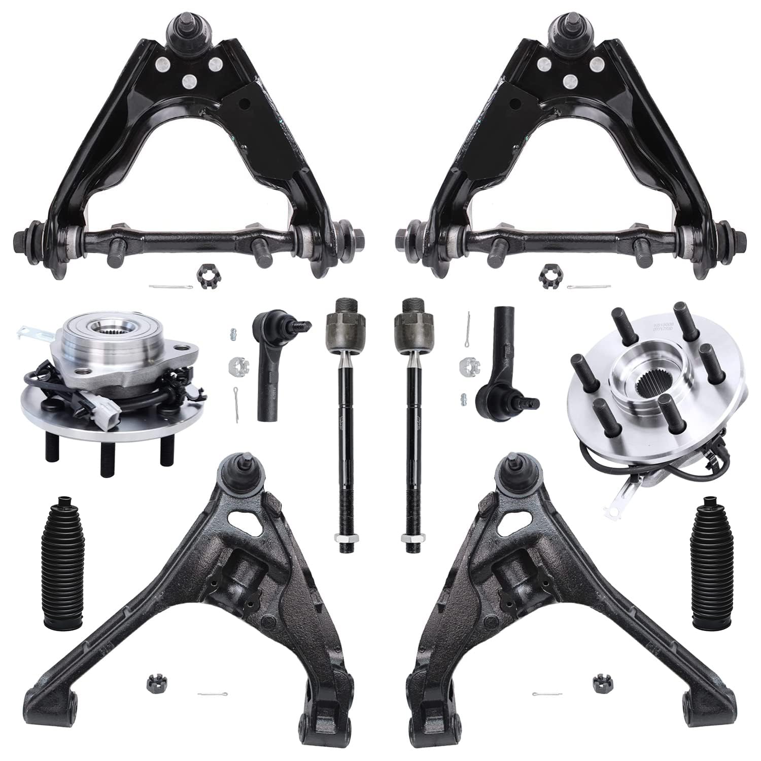 Detroit Axle - 4WD Front End Suspension Kit for 00-04 Dakota, 00-03 Durango