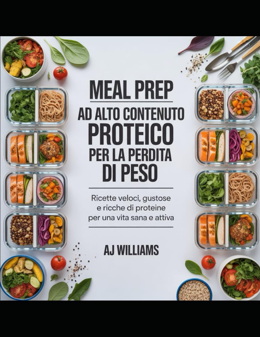 PREPARAZIONE DI PASTI AD ALTO CONTENUTO PROTEICO PER LA PERDITA DI PESO: Una guida completa a ricette veloci, deliziose e ricche di proteine per una perdita di grasso sostenibile e uno stile di vita
