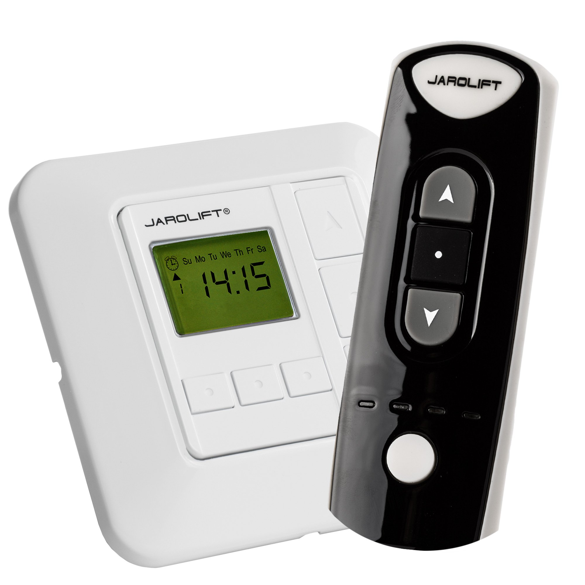 Jarolift Sevenlogic Comfort Funk TDRRT-01W inkl. Funkhandsender TDRC 04 - für Fachleute, Geschäftskunden - 4-Kanal Funkfernbedienung - weiß