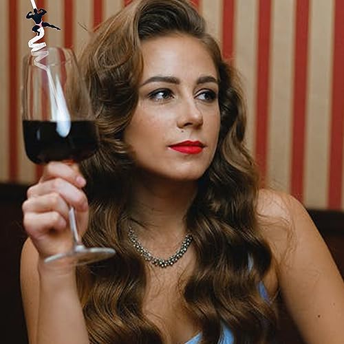 Miniatura 7 de Decoraciones de despedida de soltera  Paquete de 12  Pajitas de plástico reutilizables para despedida de soltero  Pajitas de cristal transparente