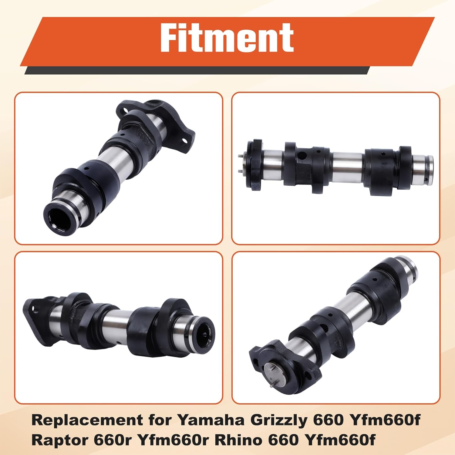 Engine Camshaft Replacement for Yamaha Grizzly 660 Yfm660f Raptor 660r Yfm660r Rhino 660 Yfm660f Replacement for 5KM-12170-00-00 5LP-12170-00-00