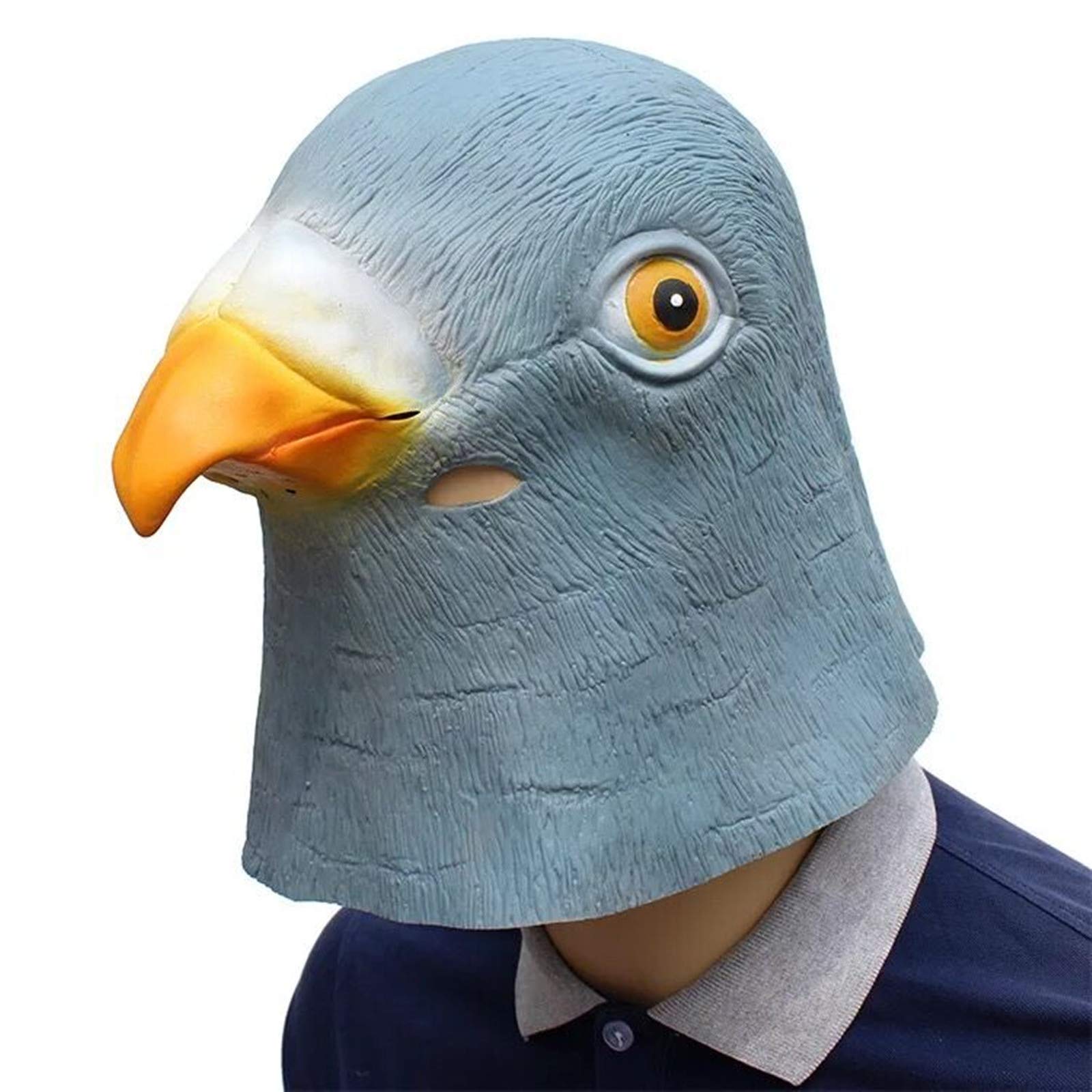 HAORONG Maschera di Piccione Maschera di Lattice con Testa a Testa Piena
