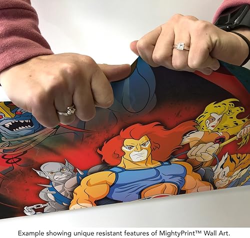 Miniatura 8 de MIGHTYPRINT ThunderCats - Arte de pared clásico de 17 x 24 pulgadas, coleccionable con licencia oficial, ideal para regalar y coleccionar, León,