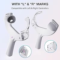 Vista 5 de APEXINNO VR Table Tennis Paddle Grip Handle for Meta Quest 3 Controllers Accessories, VR Ping-Pong Paddle Adapter for Eleven Table Tennis VR Game