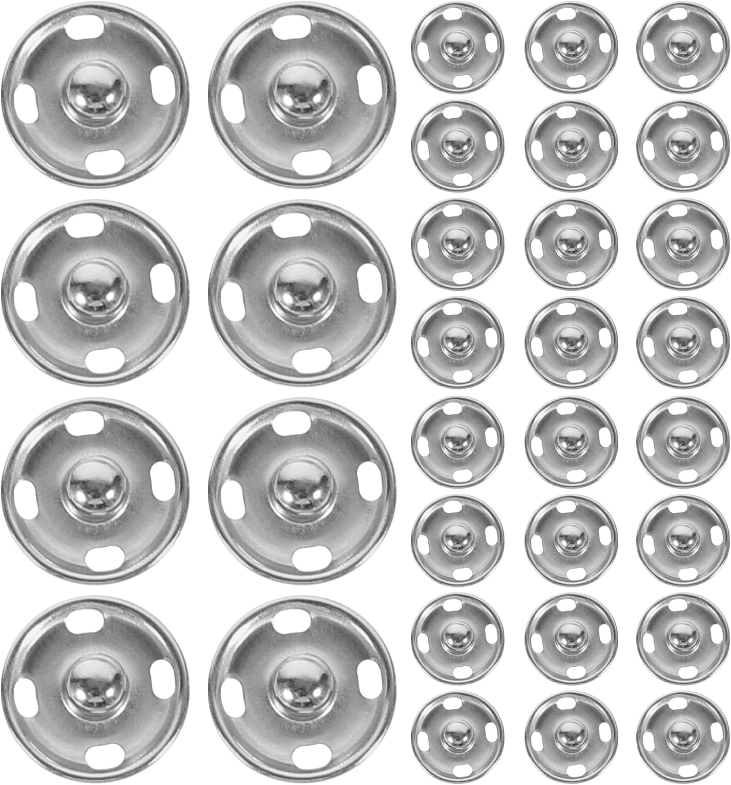 Jersey Druckknöpfe 11mm geschlossen 20 Stück Jersey Druckknöpfe 11mm geschlossen 20 Stück