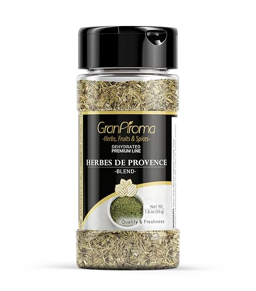GranAroma Herbes de Provence, A Rich, Rustic Spice Blend of Classic Provençal Herbs for Gourmet Cooking (1.6 Ounce)