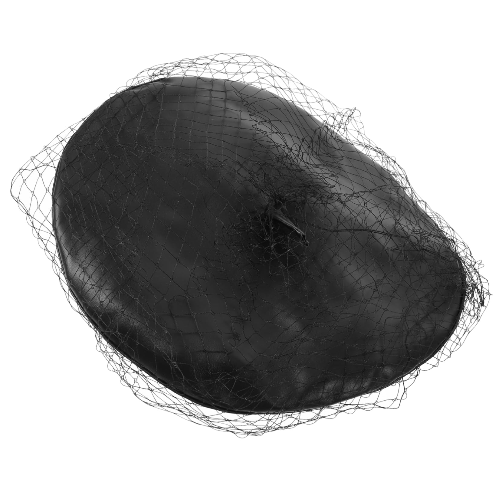 TOVINANNA Beret Hats for Women Vintage Style French Beret Veil Elegant Decorative Hat Versatile for Multiple Occasions Black