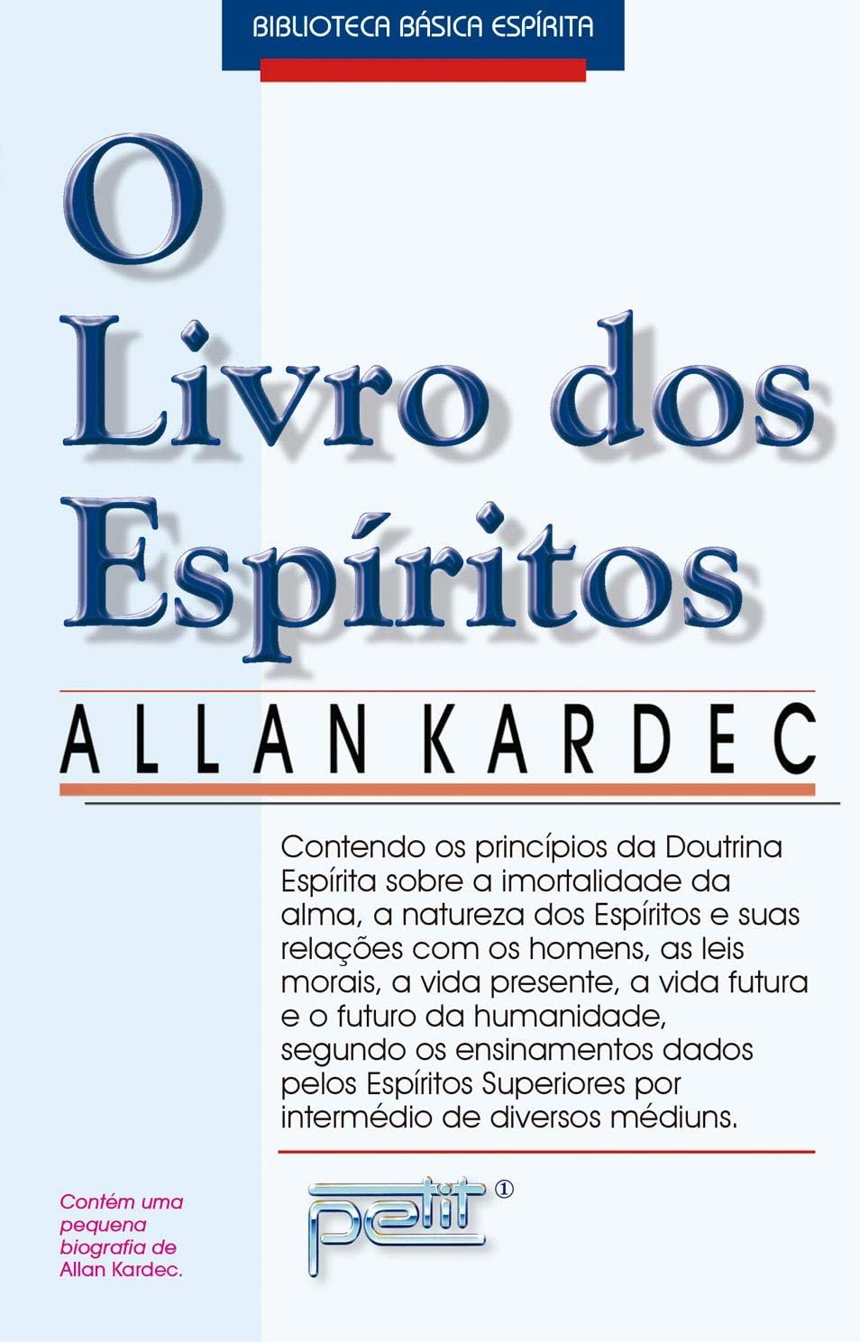 O Livro dos Espíritos, de Allan Kardec - Livro