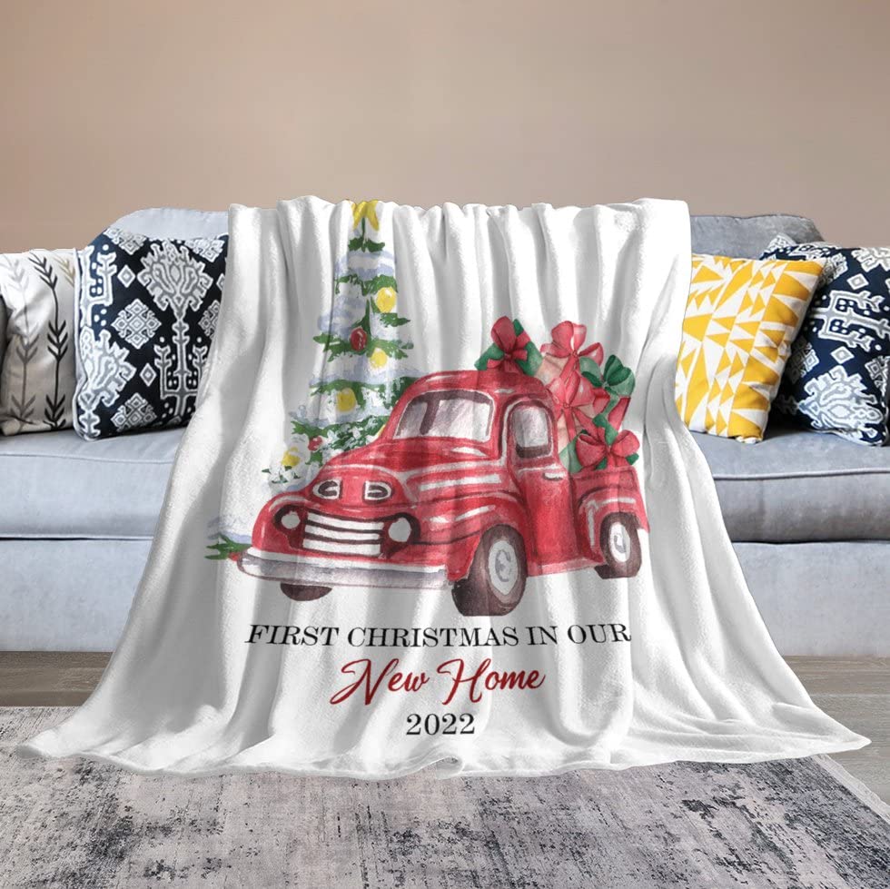 Couverture premier Noël en peluche solide et douce de qualité supérieure - 7