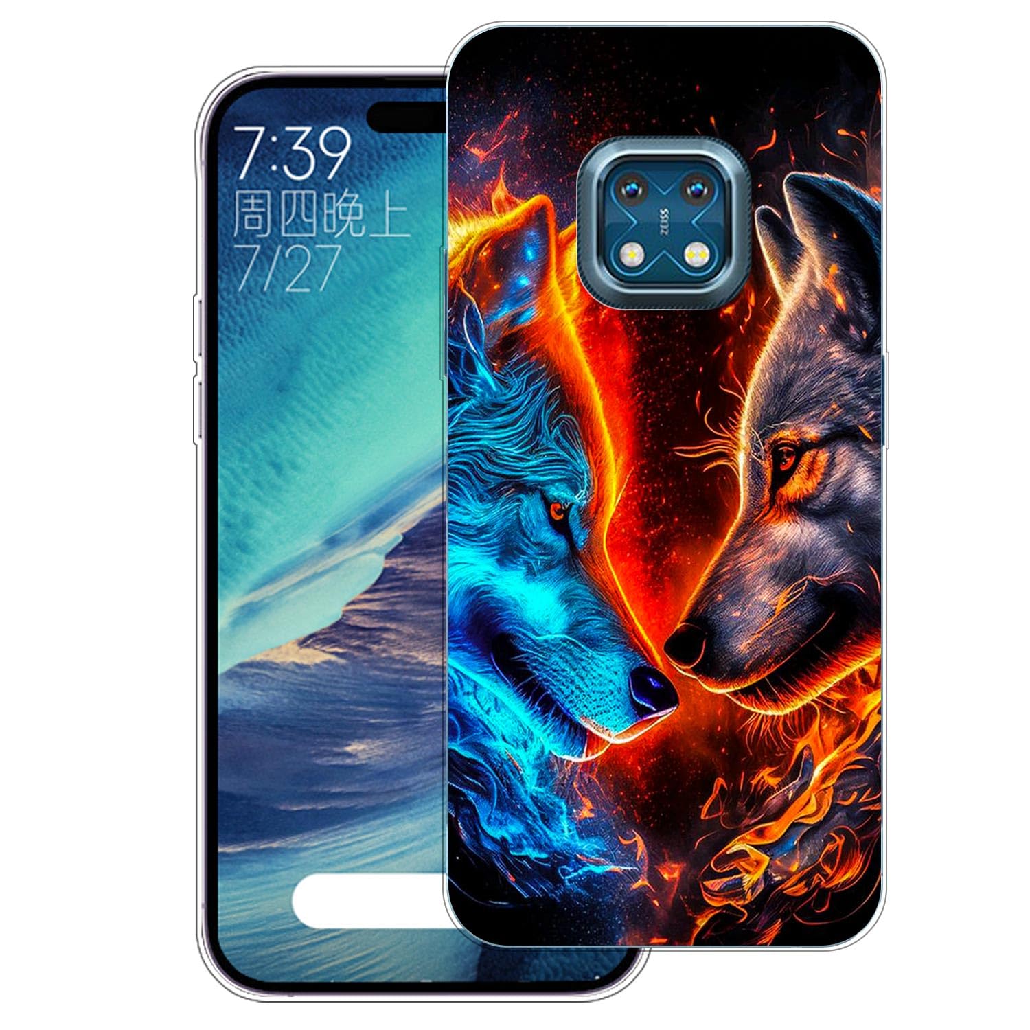Custodia Trasparente In TPU Per Nokia XR20 - Morbida, Flessibile E Resistente, Protezione Antiurto