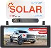 AUTO-VOX 7.2 Inch DVR Portable Solar Reversing Camera Wireless: 2 Minutes Quick Installation 1080P HD IP69K Waterproof Reversing Camera Radio for Car Truck Motorhome Trailer