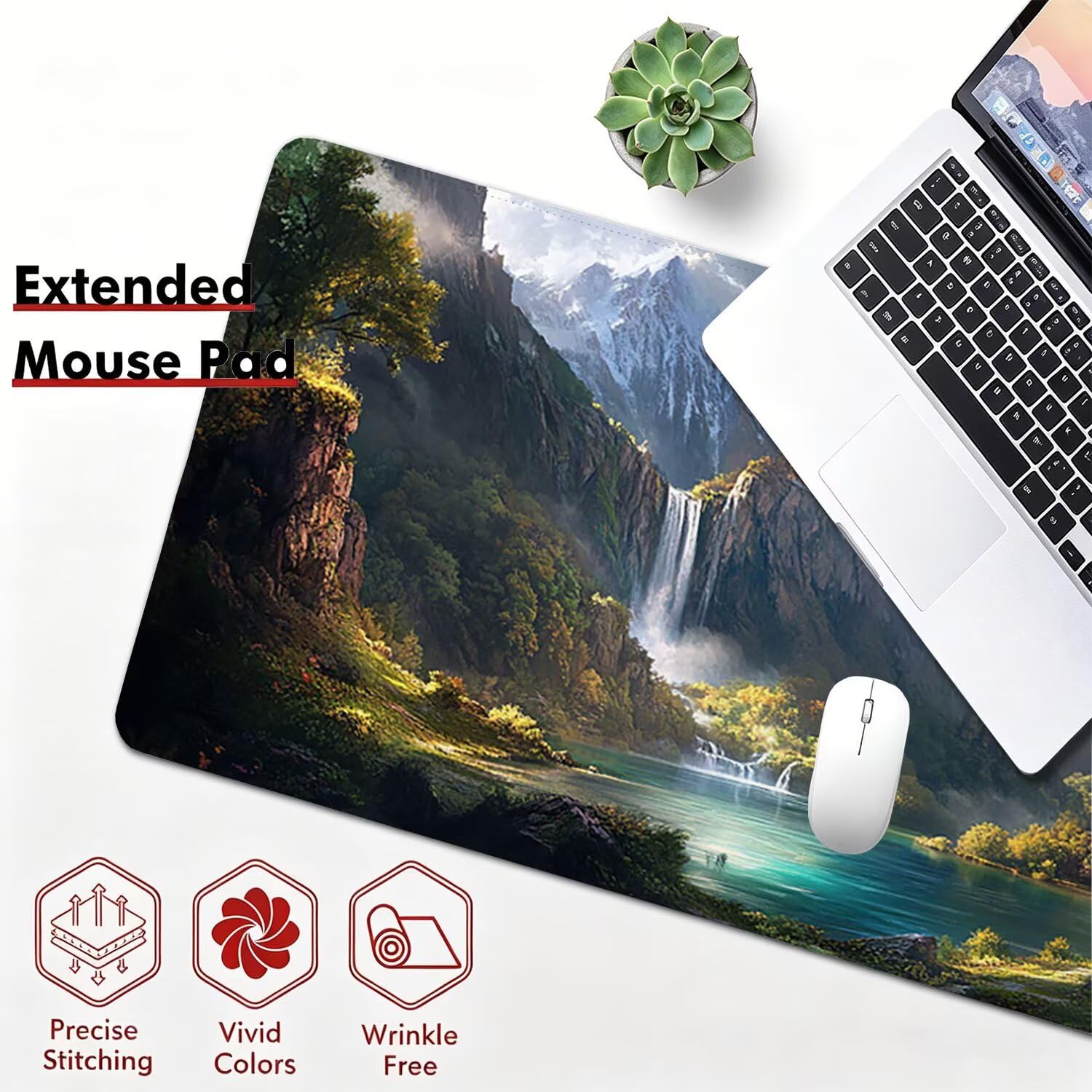 Tappetino Mouse Gaming XXL, 900x450x4mm paesaggio Autunno-2 0x0-404