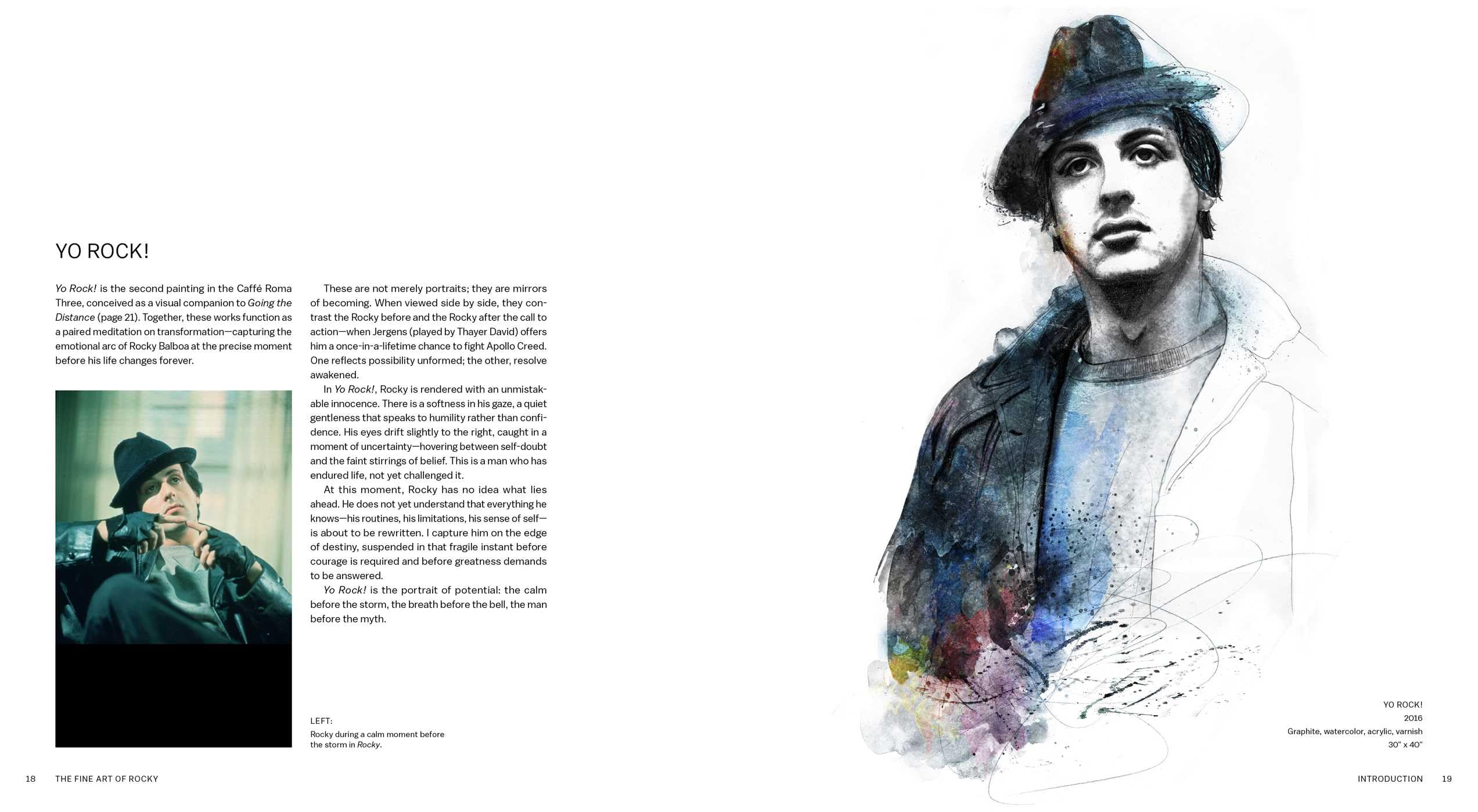 The Fine Art of Rocky: An Artistic Tribute from Screen to Canvas
