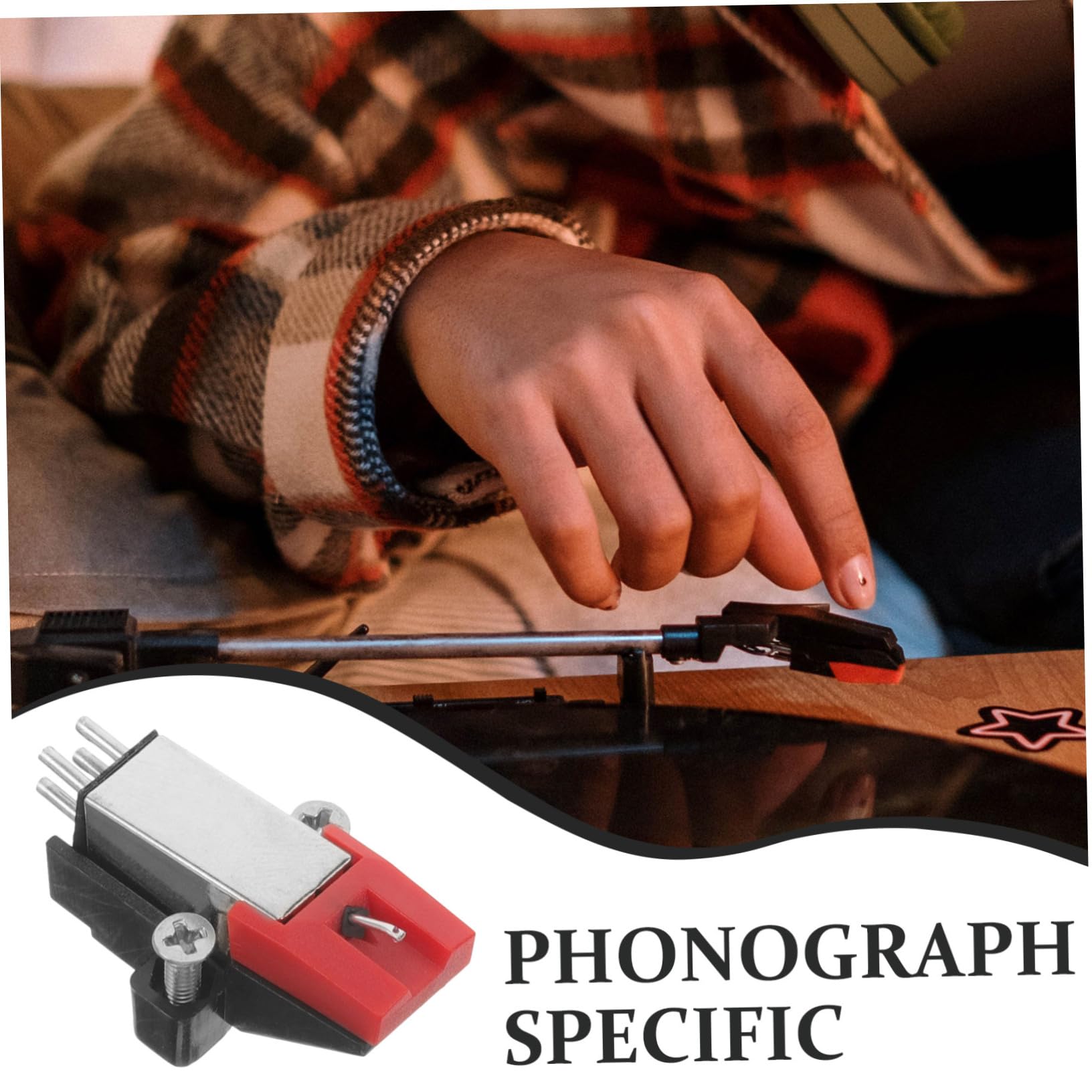 ifundom 3pezzi Punta Ago Dinamica Magnetica Per Giradischi Accessorio Per Riproduzione Audio Di Alta Qualità Sostituzione Facile e Duratura Per Giradischi e Fonografi