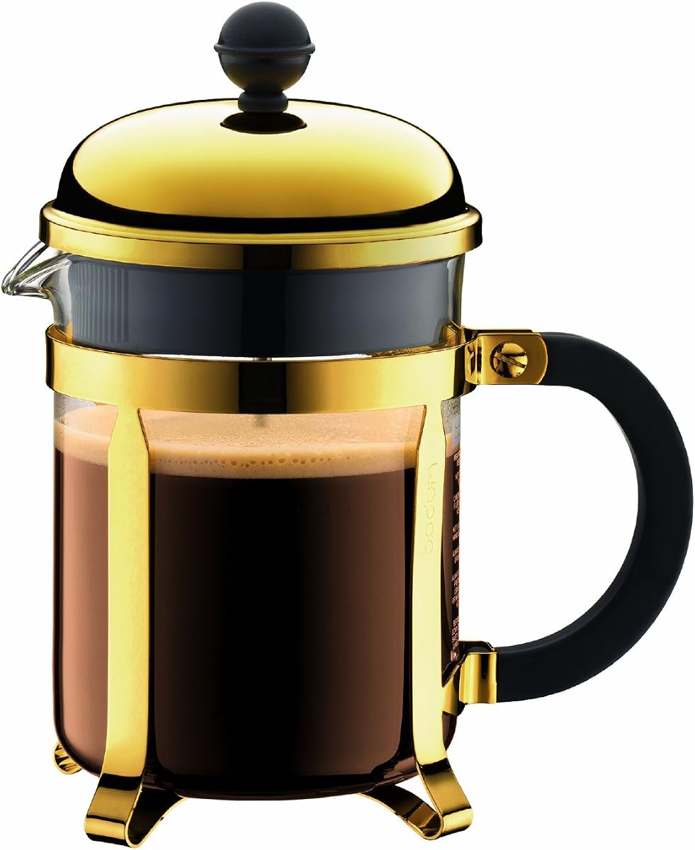 Coffee Maker, 17 oz, Gold