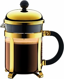 Coffee Maker, 17 oz, Gold