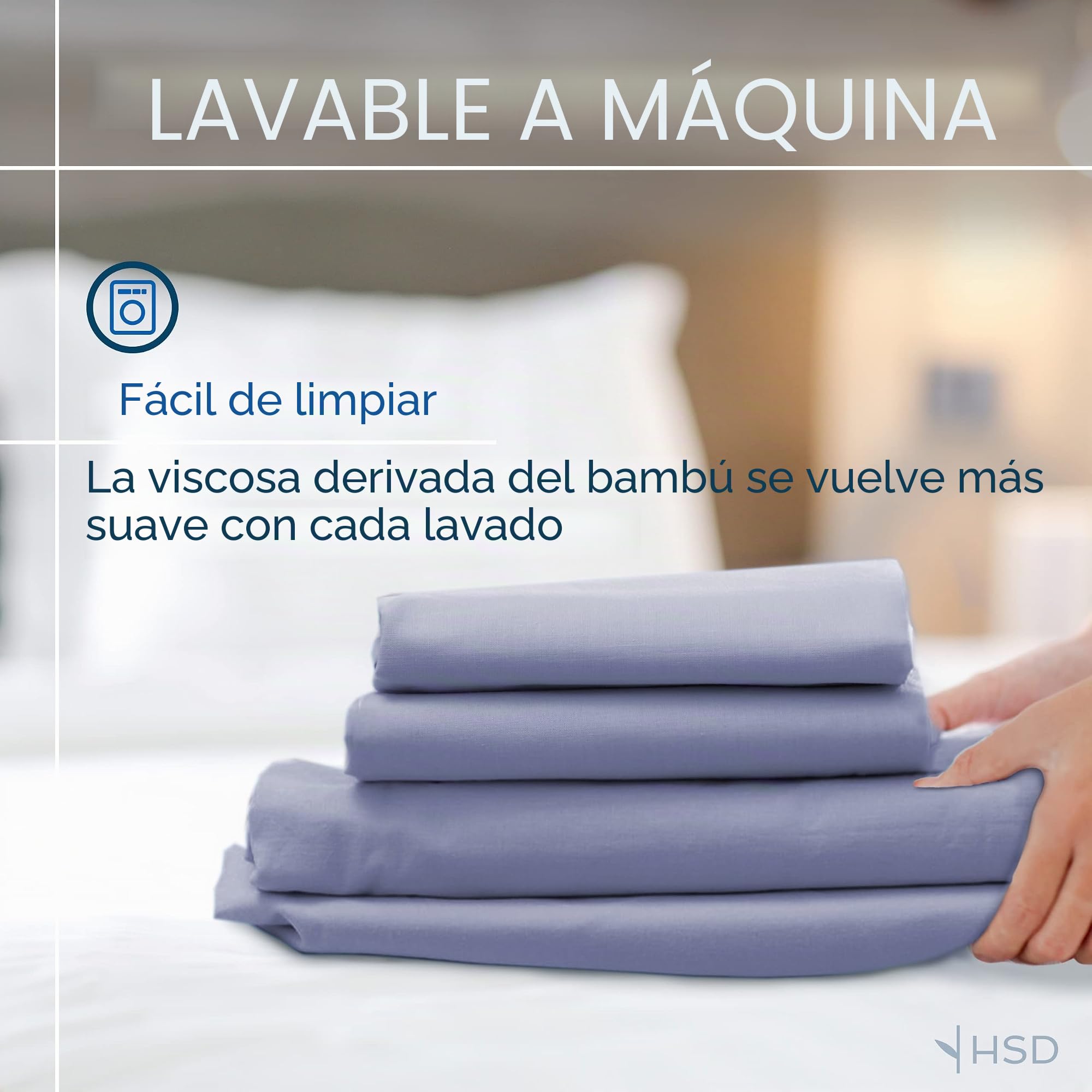 Hotel Sheets Direct Juego de sábanas de 4 piezas, tamaño California King, 100 % viscosa derivada de bambú, juego de sábanas con 2 fundas de almohada, ropa de cama de lujo refrescante y transpirable