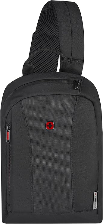 WENGER 611876 - Monosling Shoulder Bag 36 cm Black, Black, Unit of Measurement, Rucksack