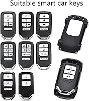 Vista 6 de para Funda de Llavero Honda - Estuche de llavero compatible con Honda Accord Civic CRV Pilot Odyssey Passport Llave Remota Inteligente - Negro