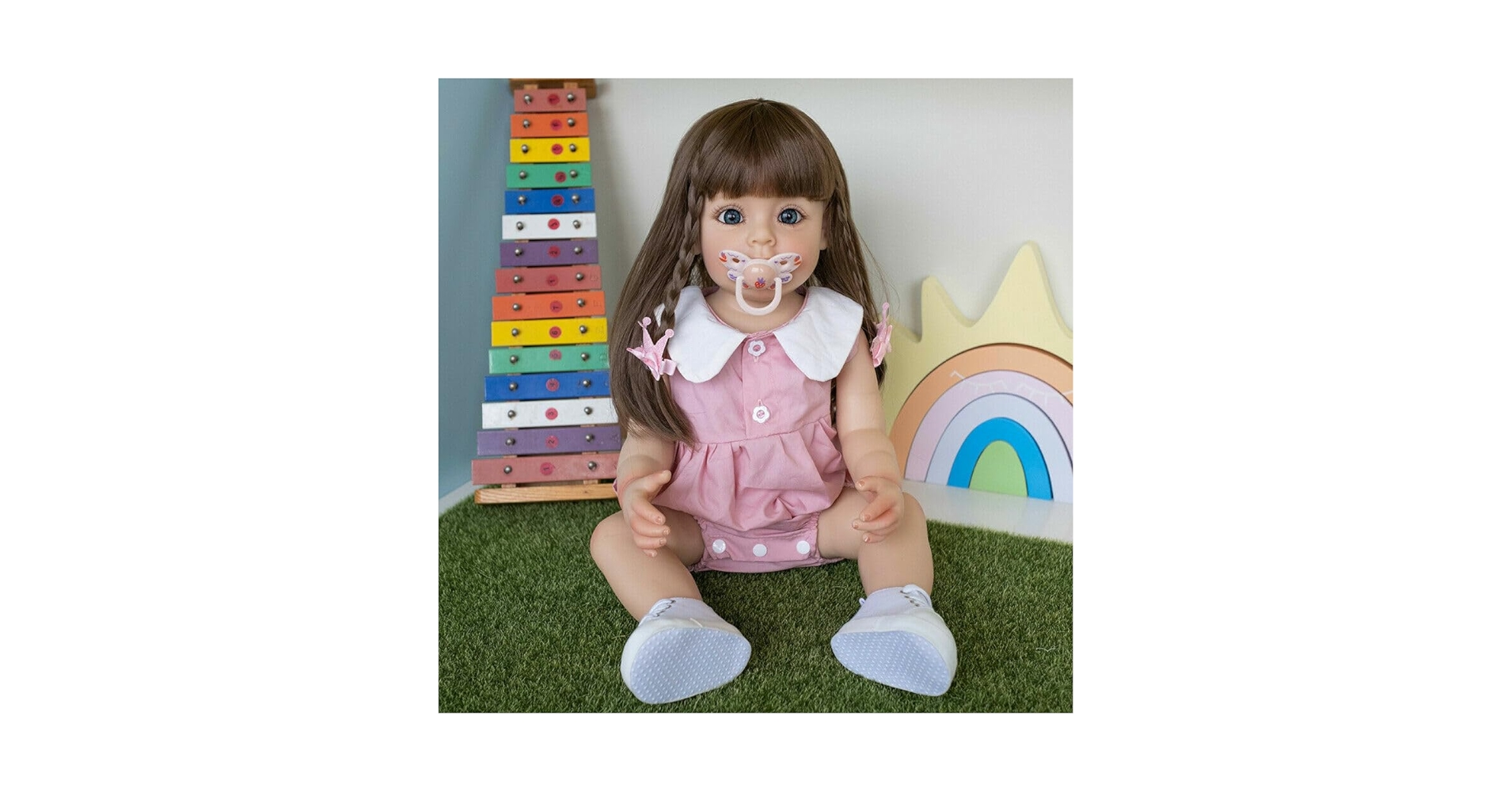 Amazon | Meeler リボーンドール 55cmリアルな 笑顔赤ちゃん人形