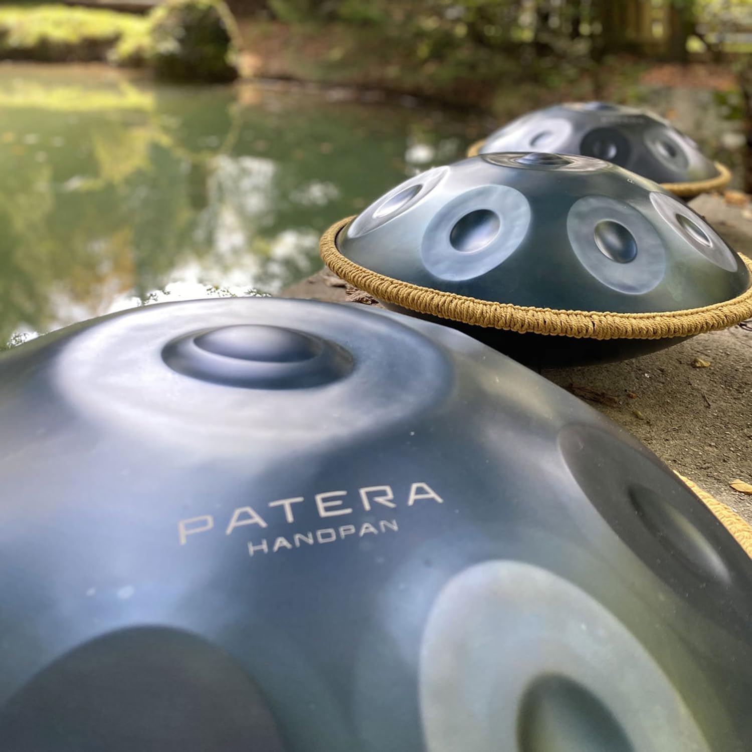 Patera HPDM-4 Handpan D-Amara con supporto per palmare